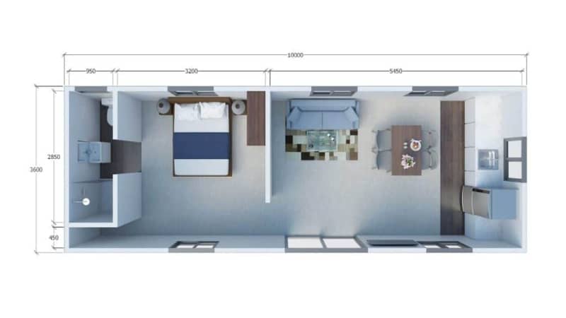 Choosing the right size for transportable cabin