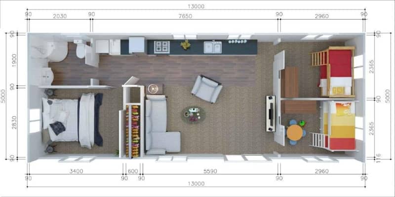 Furnishing a tiny house